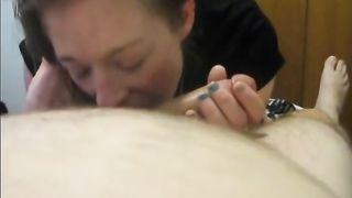 Seattle White Trash Hooker Swallows Load 2