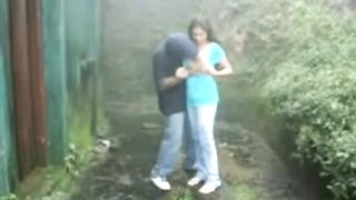 Outdoor Public Suck Fuck Rain