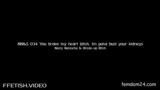 You broke my heart bitch, Im gona bust your kidneys