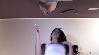 Young Princess Morgana - 034 new clip The best pleasure for the Lady is to see a fully submissive slave on knees in front of her and to spit on his face