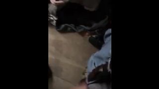 PREGNANT GANG STALKING SLUT SWALLOWS CUM AND PUKES