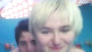 couple fun, huge boobs