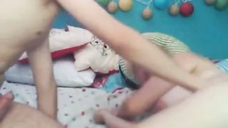 couple fun, huge boobs