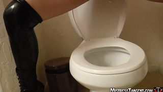 MistressTangent - booted shower