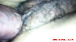 asian hairy pussy creams on dick