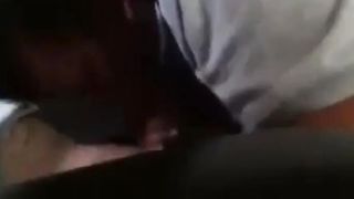 Quickie: Maid sucks cock!