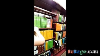 Public Library Fuck Creampie