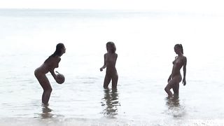 Krista Lysa Ruslana Beach Babes