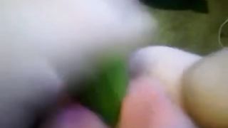 Chubby amateur masturbates