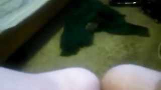 Chubby amateur masturbates
