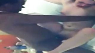 young girl takes the BBC.