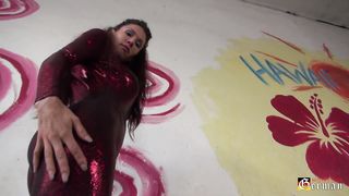 KinkyMistresses - Mistress Susi - Red Fetish Catsuit