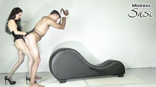 KinkyMistresses - Mistress Susi - The Suspended Nylon Fuckbitch