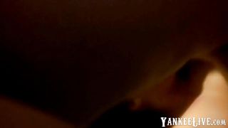 Hot girlfriend spitroasted.