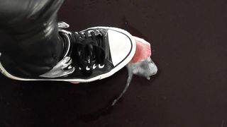 CBTrample - Mistress Alina - Footjob with high heels - 1174