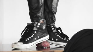 CBTrample - Mistress Alina - Footjob with high heels - 1174