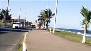 North SC couple at beach