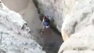 Couple caught fucking in public