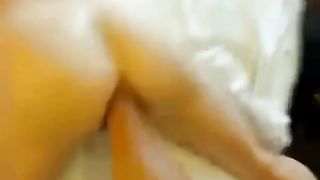 Working hard to ruin her ass cunt