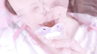 ABDL/DDLG - Princess Bambie - Pacifier Sucking, Diaper Masturbation & Dildo Play