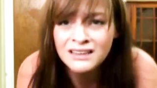 Cute amateur gets a severe spanking