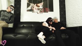 My Wife Cums with a Squirt and makes me Lick after Bull