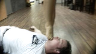 Beaten Up and Forced to Lick Feet