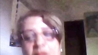 Brazilian granny shows her tits