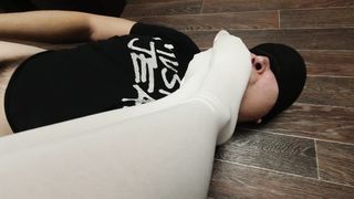 MASTURBATION IN WHITE SOCKS ON DICK FETISH