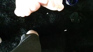 My Foot Slave Sucking my Toes & Massaging my Feet