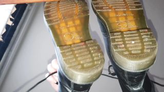 Getting Stomped POV - Smelly Foot and Sock Smother