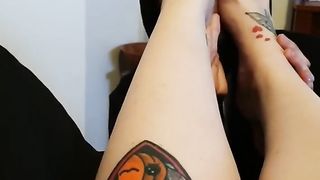 Instagram Live Foot Worship Session with my Foot Slave