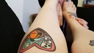 Instagram Live Foot Worship Session with my Foot Slave