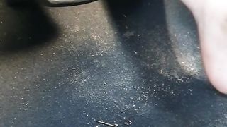 Pedal Pumping with my Dirty Bare Feet