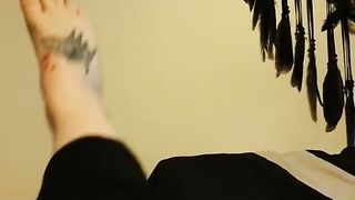 Sock Smothering my Foot with my Stinky Work Socks