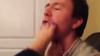 Licking Teens Dirty Flats after Walking around College Campus Part 2