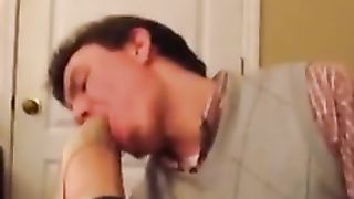 Licking Teens Dirty Flats after Walking around College Campus Part 2