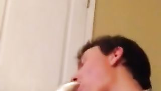 Licking Teens Dirty Flats after Walking around College Campus Part 1