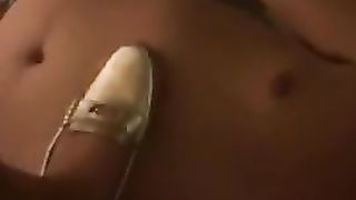 Sucking and Gagged by Feet and Dirty Shoes. her first Foot Experience!