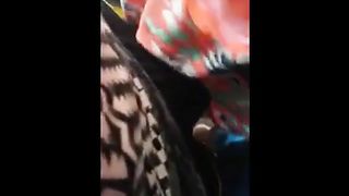 She had no problem to feel dat woody on her arse