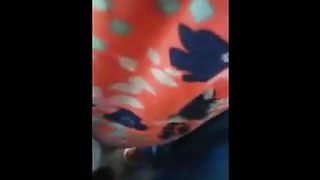 She had no problem to feel dat woody on her arse