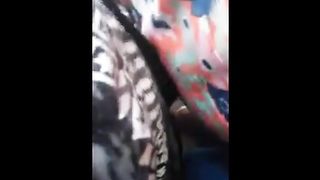 She had no problem to feel dat woody on her arse