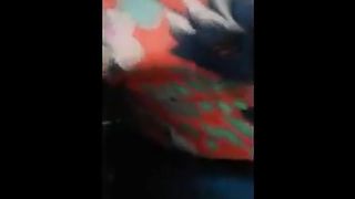 She had no problem to feel dat woody on her arse