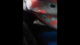 She had no problem to feel dat woody on her arse