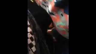 She had no problem to feel dat woody on her arse