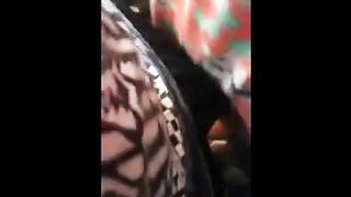 She had no problem to feel dat woody on her arse