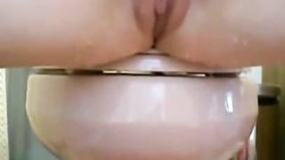 Milf Bathroom Squirt Orgasm