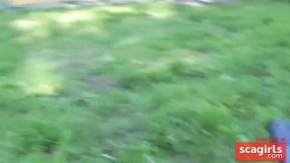 Young couple thought they could fuck at a concert unnoticed