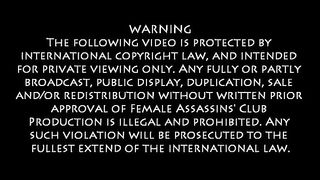 femdom assassin headscissor kills  man