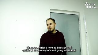 Wrestling domination extortion and forced foot worship